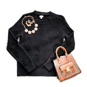 J. Crew Black Knit Sweater!